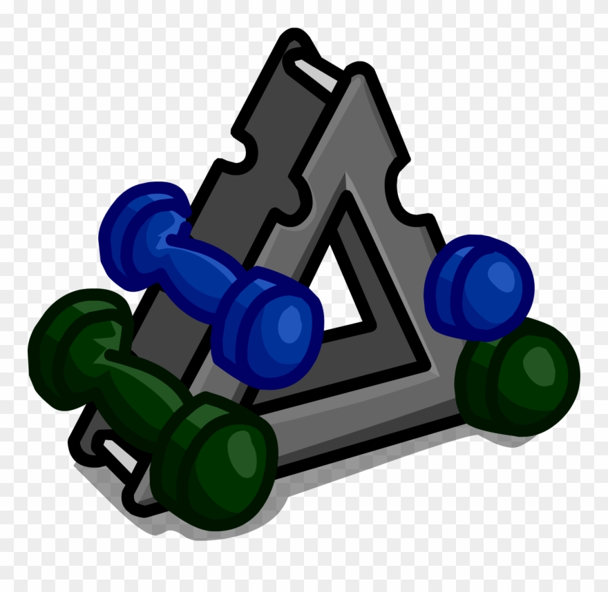 Hand Weights Sprite 007 - Weight Training Clipart