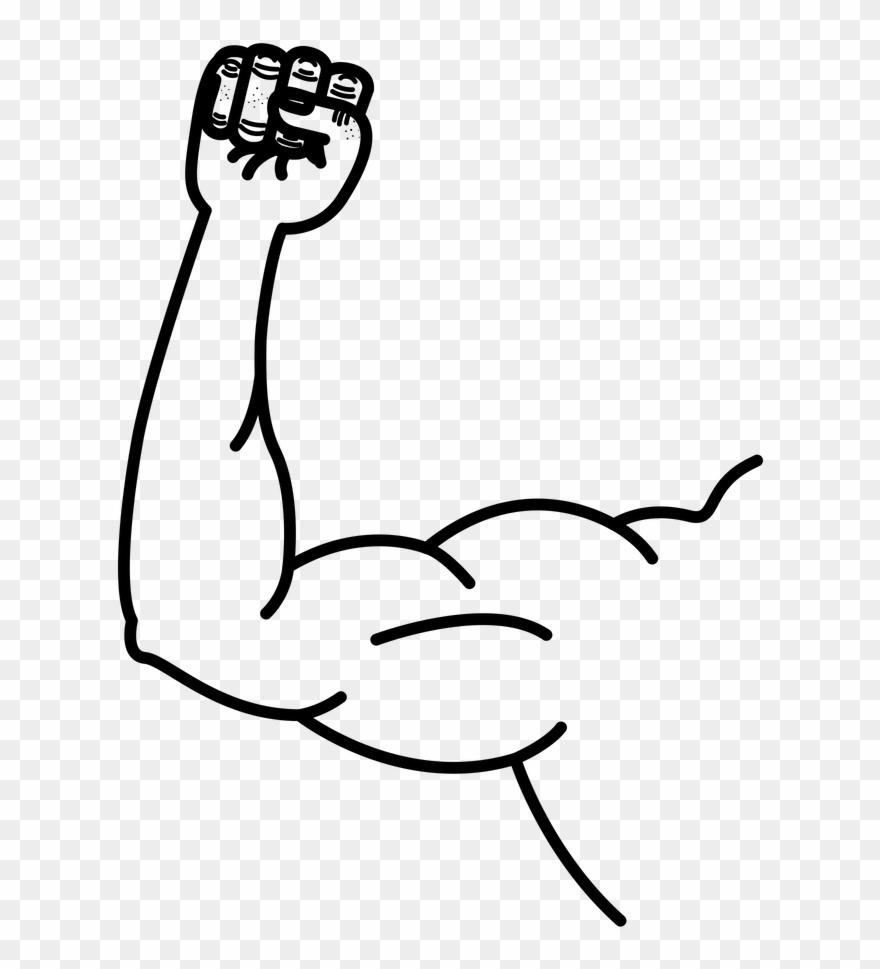 Discover Your Strength - Muscle Clipart