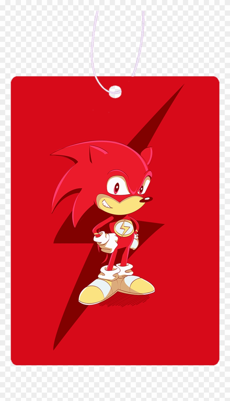 Flash The Hedgehog Air Freshener - Cartoon Clipart