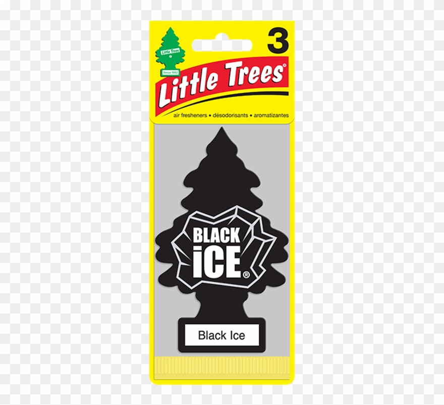 Shop > Little Trees > Air Fresheners - Little Trees Air Freshener Black Ice Clipart