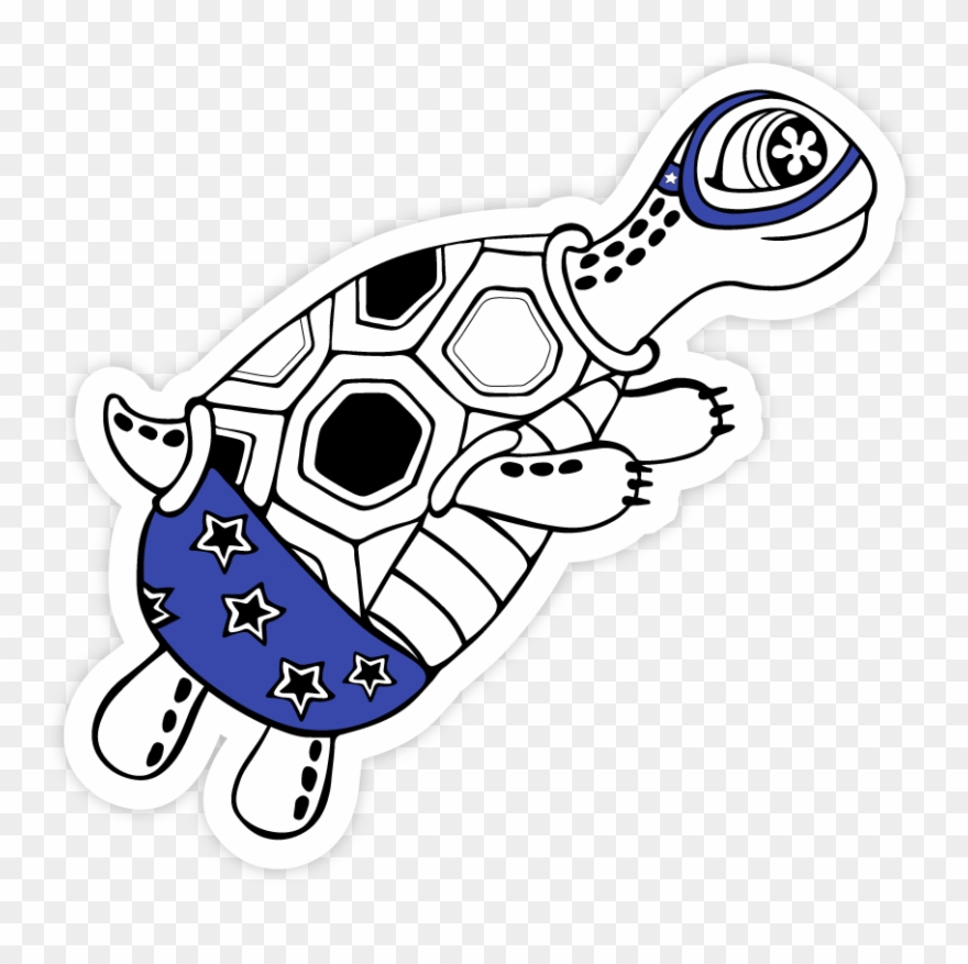 World Traveler Vinyl Sticker - Cartoon Clipart