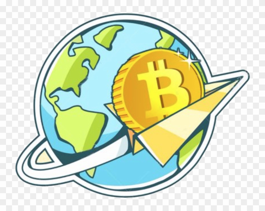 Plane Around The World Cartoon Clipart