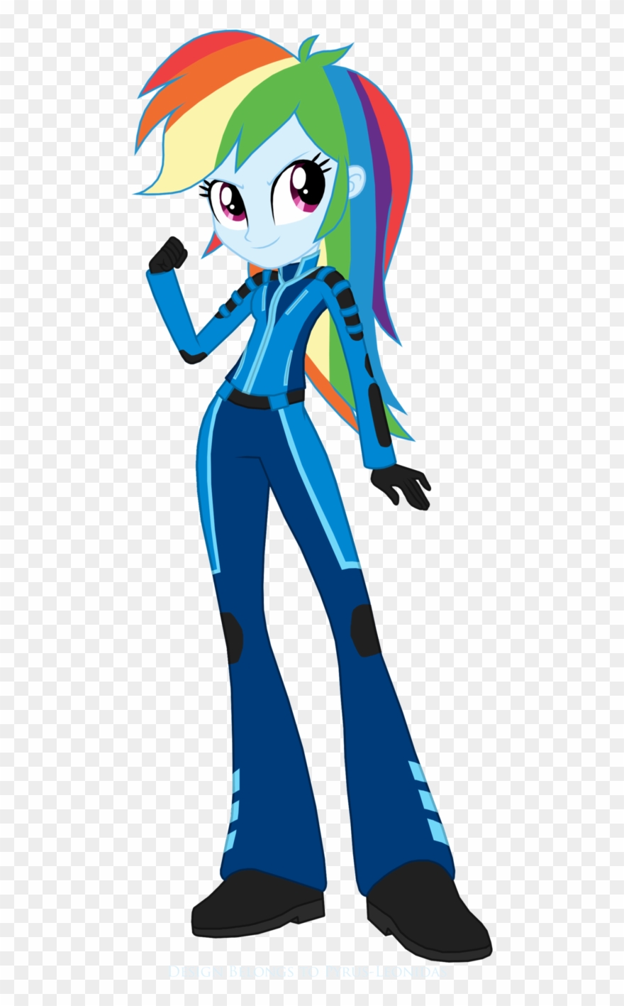 Rainbow Dash - - Mlp Spacy Uniform Clipart