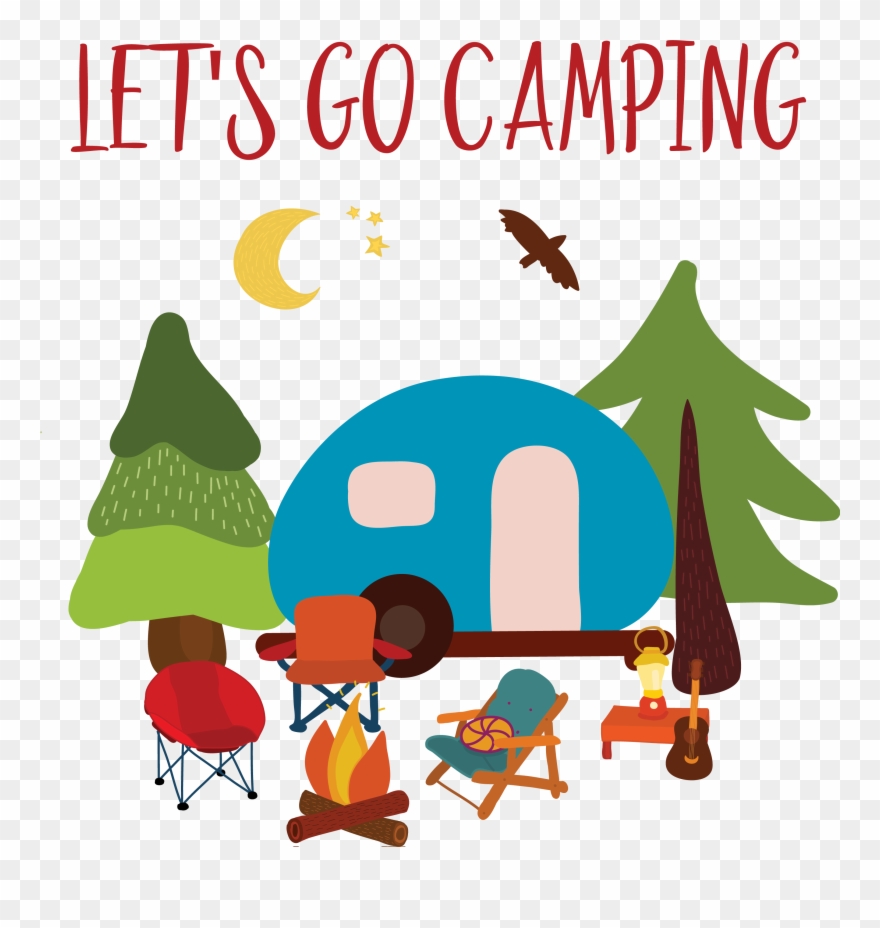 We Have Everything You And Your Family Will Need To - Lets Go Camping Clipart