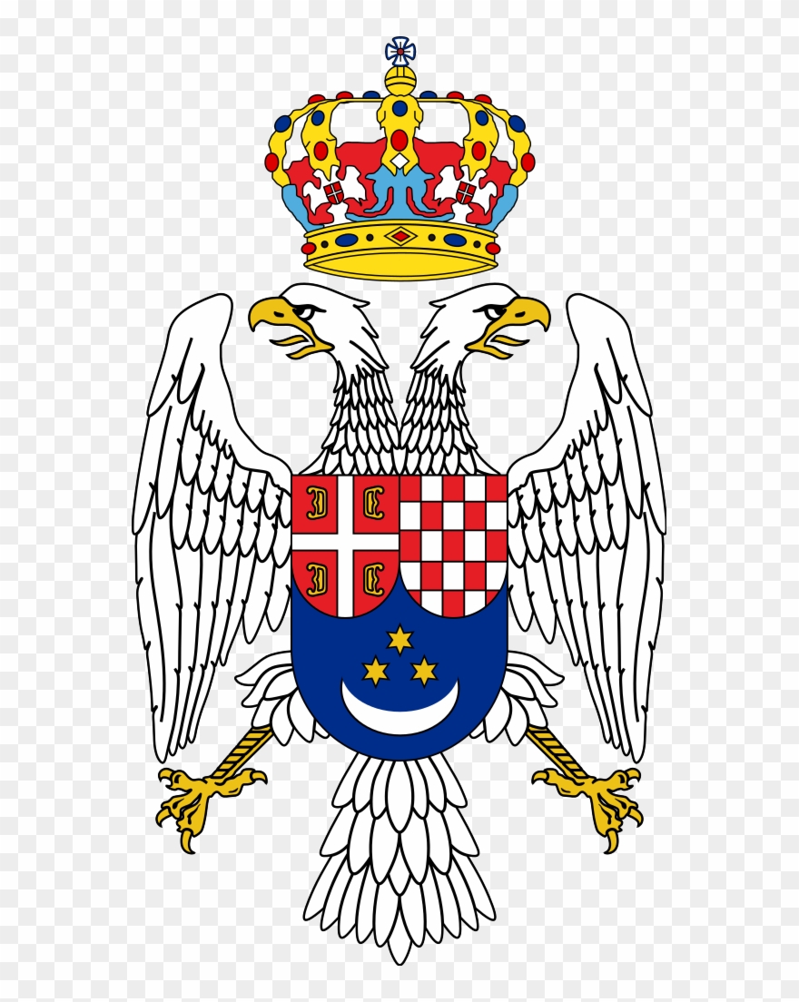 Eagle Of The Kingdom Of Yugoslavia - Serbian Coat Of Arms Clipart