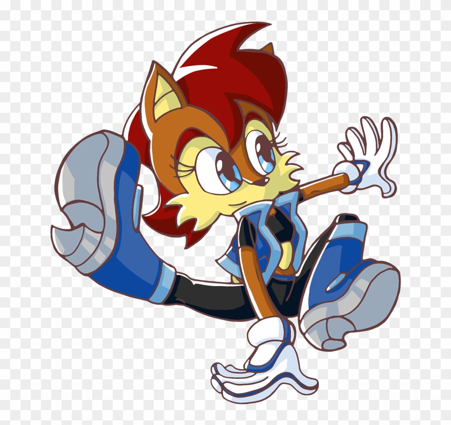 Tomboy Princess - Tomboy Princess Sally Acorn Clipart