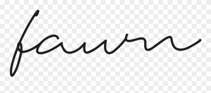 Fawn Events - Calligraphy Clipart