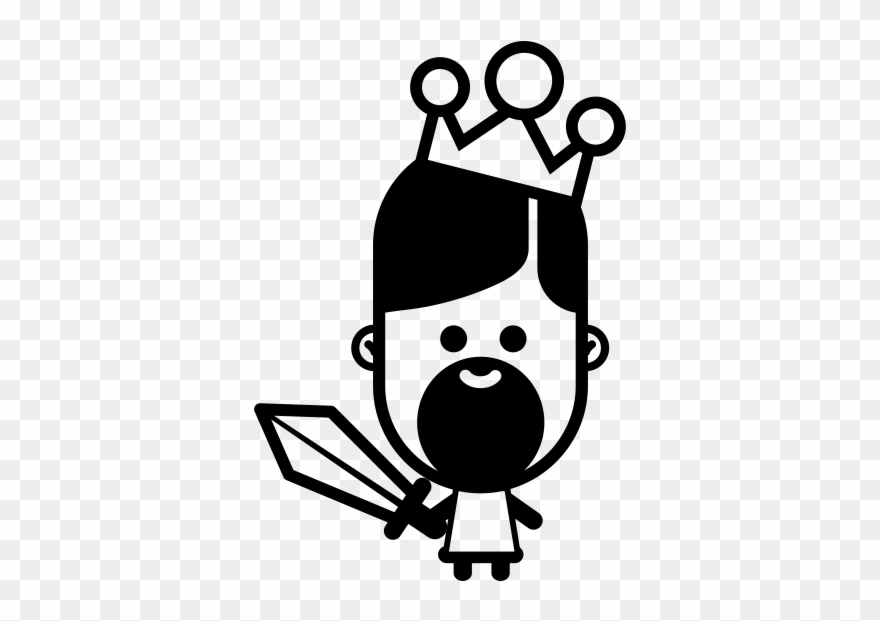 King Rubber Stamp - Illustration Clipart