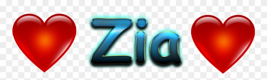 Zia Love Name Heart Design Png - Ava Name Tag Clipart