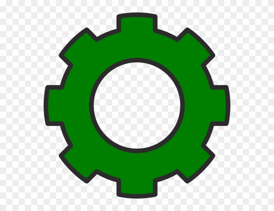 Blue Gear Transparent Background Clipart