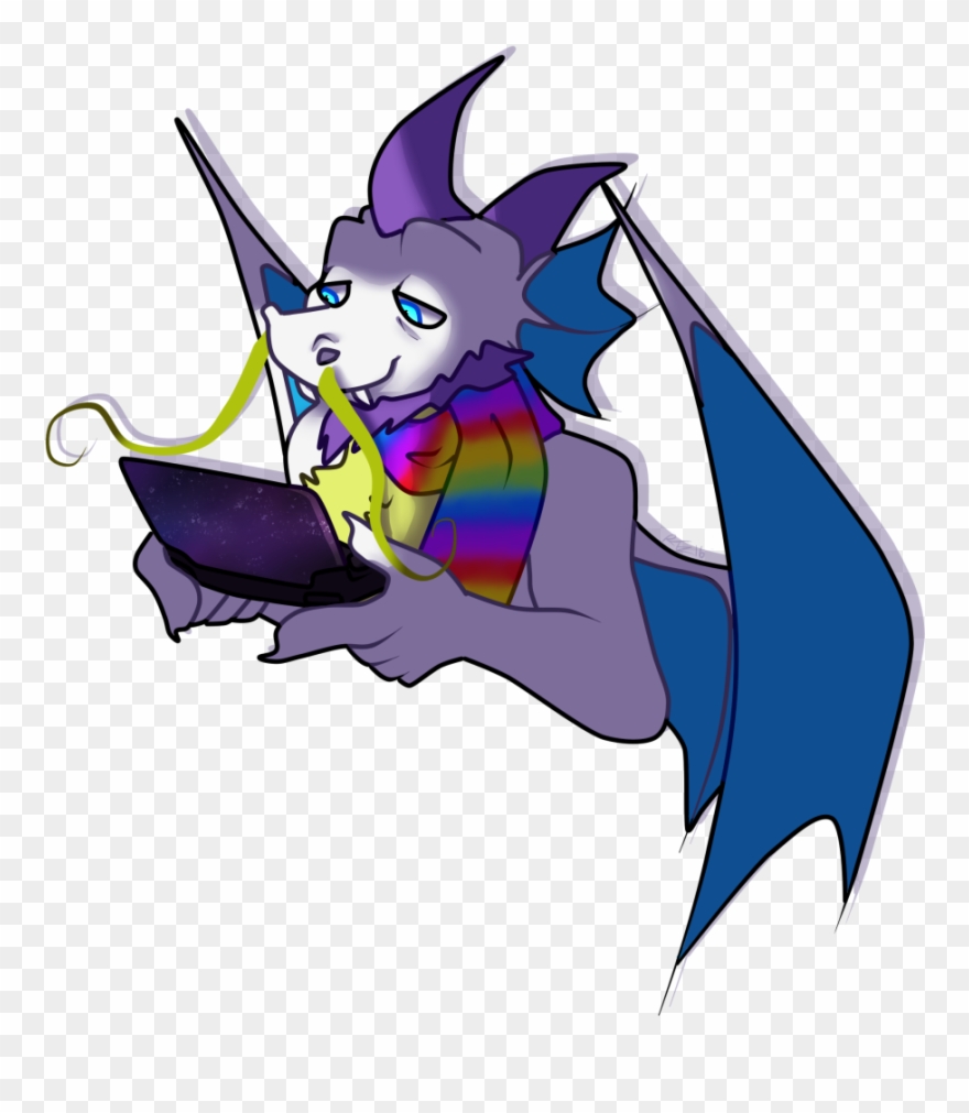 Late Night Gaming - Cartoon Clipart