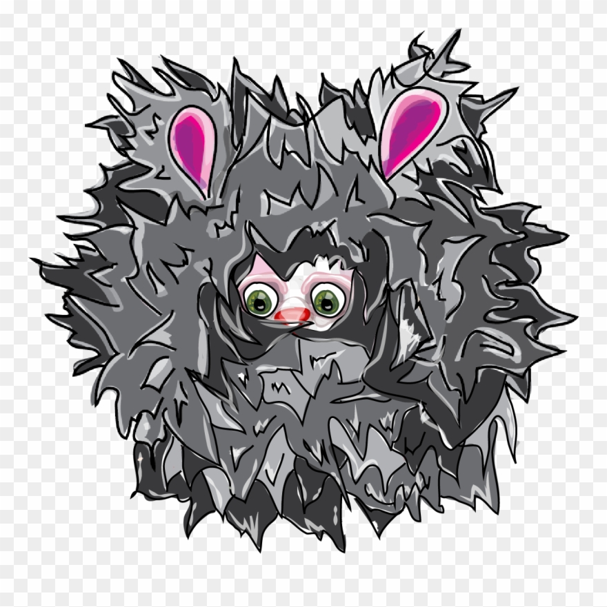 Dust Bunnies Are Not So Much Liked By People, So I - Illustration Clipart