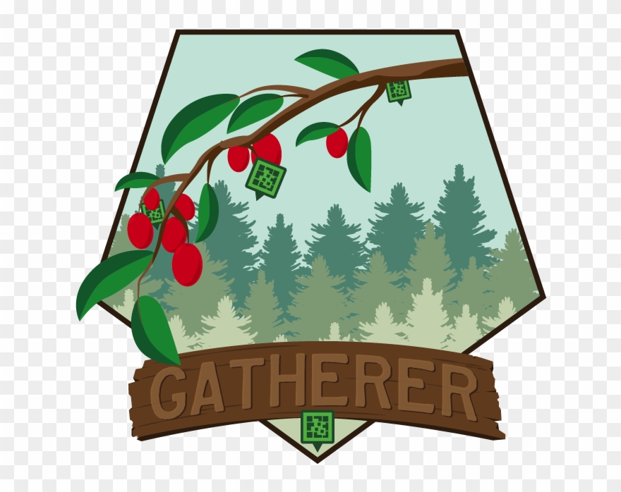 Gatherer- Capture 10 Trail Munzees Of Any Type Clipart
