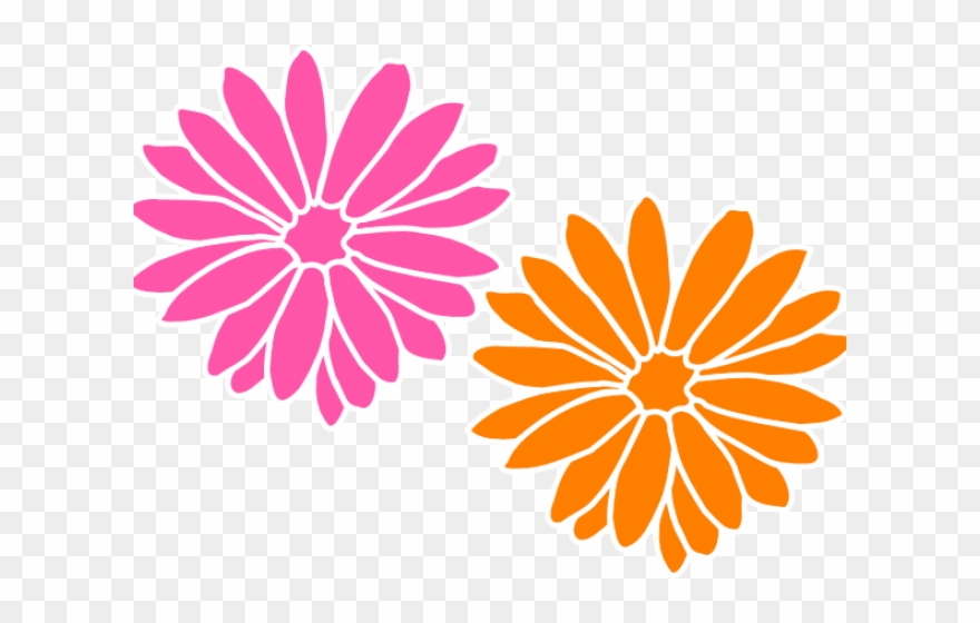Dahlia Clipart Neon Flower - Flowers Vector Png Pink Transparent Png