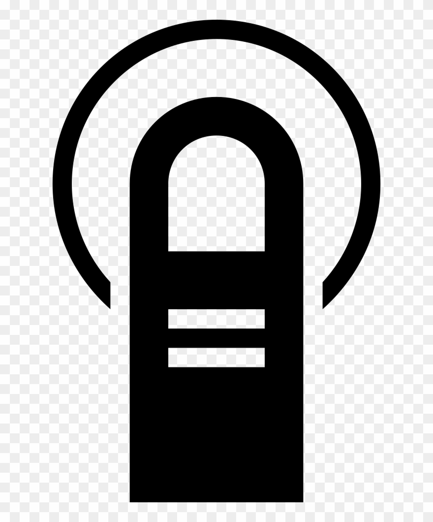 One Finger Tap Gesture Black Symbol Comments - Icon Clipart