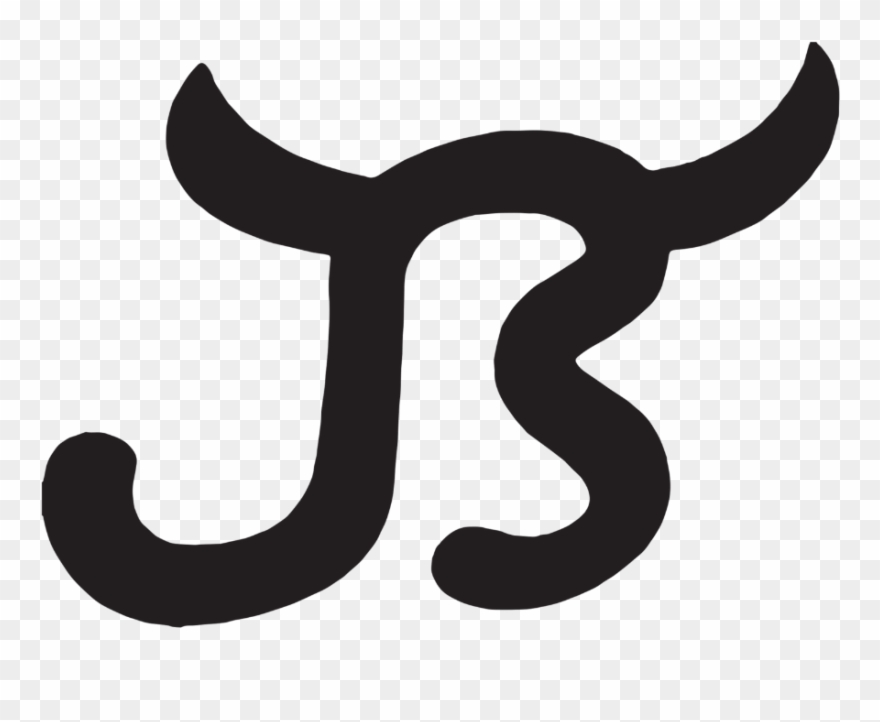 Directions To Johnny's Bulls Steak House - Calligraphy Clipart