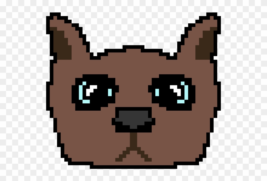 Sad Cat Head - Domestic Short-haired Cat Clipart
