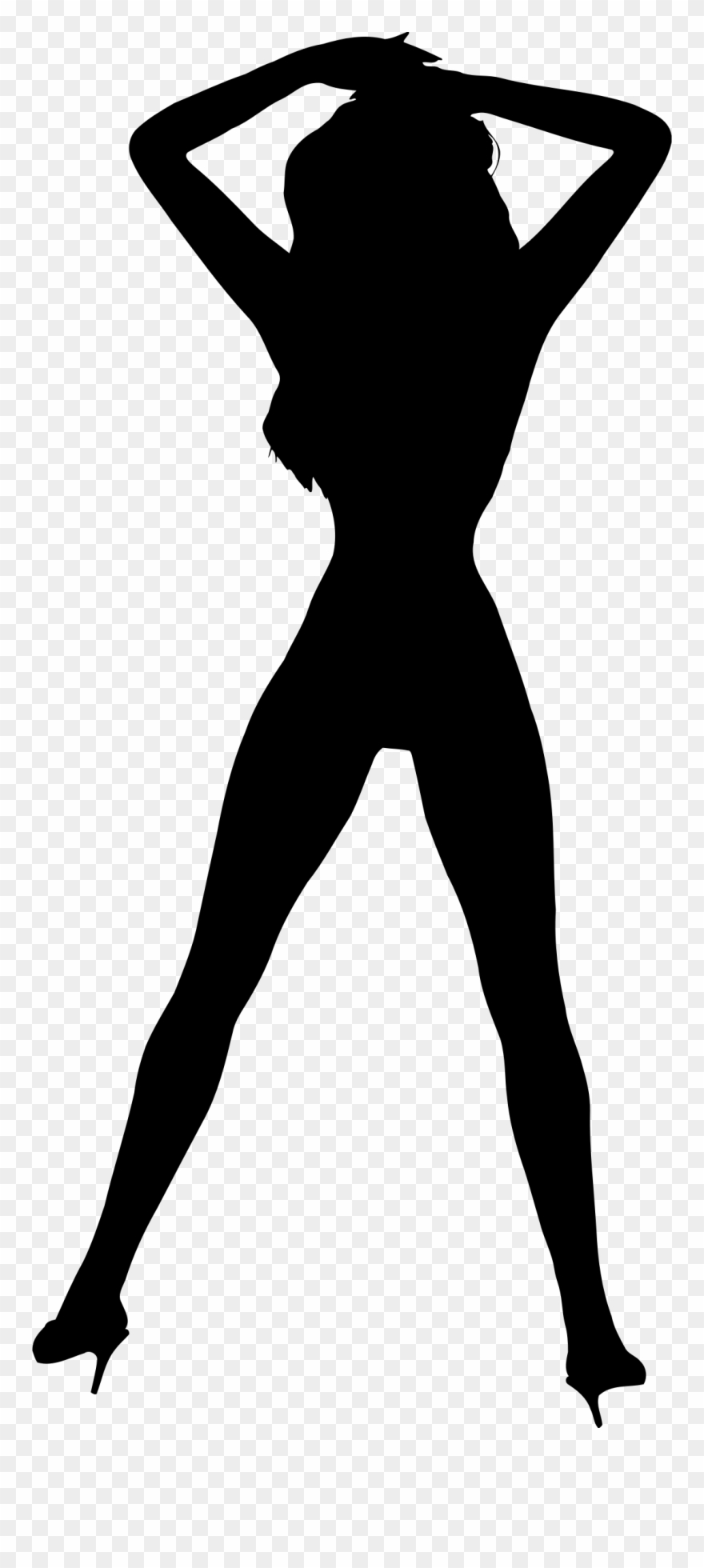 Women Silhouettes Vector Free Download - Silhouette Of Woman In Heels Clipart