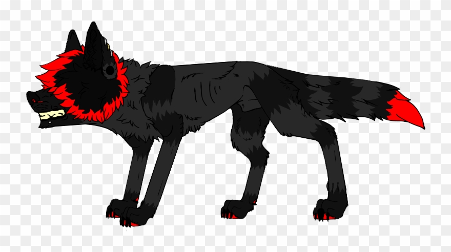 Blackfur - - - Wolfdog Clipart