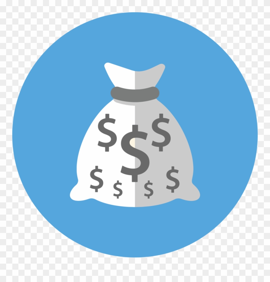More Money Blue - Illustration Clipart