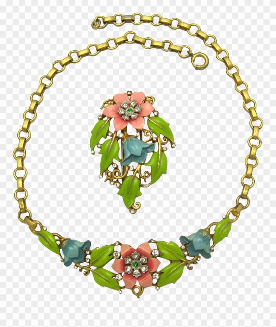 Gorgeous 1939 Trifari A - Necklace Clipart