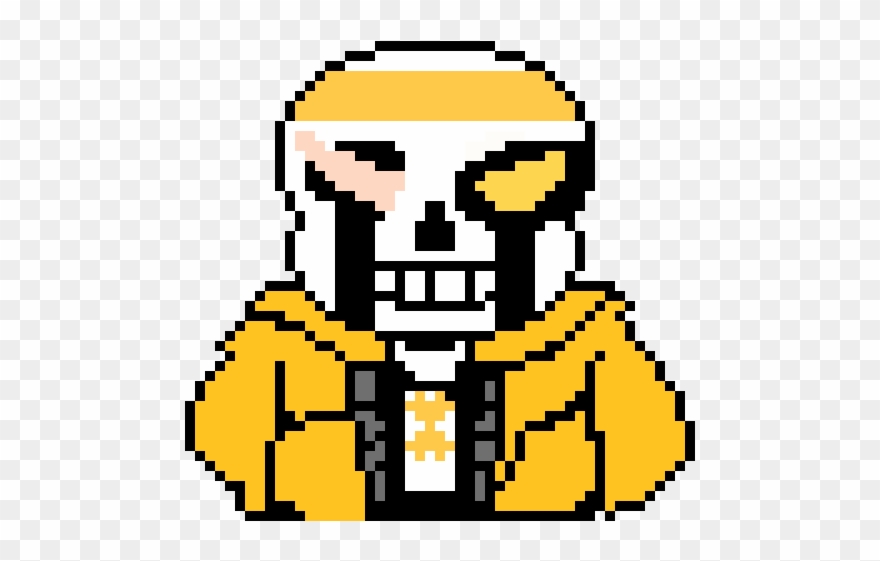 Omega Sans Upper Body - Hard Sans Pixel Art Clipart