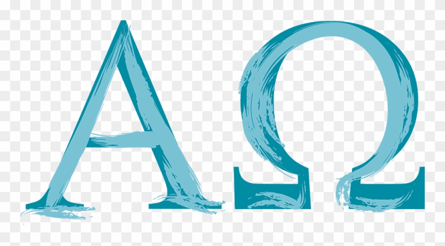 Alpha And Omega Water Version - Graphic Design Clipart