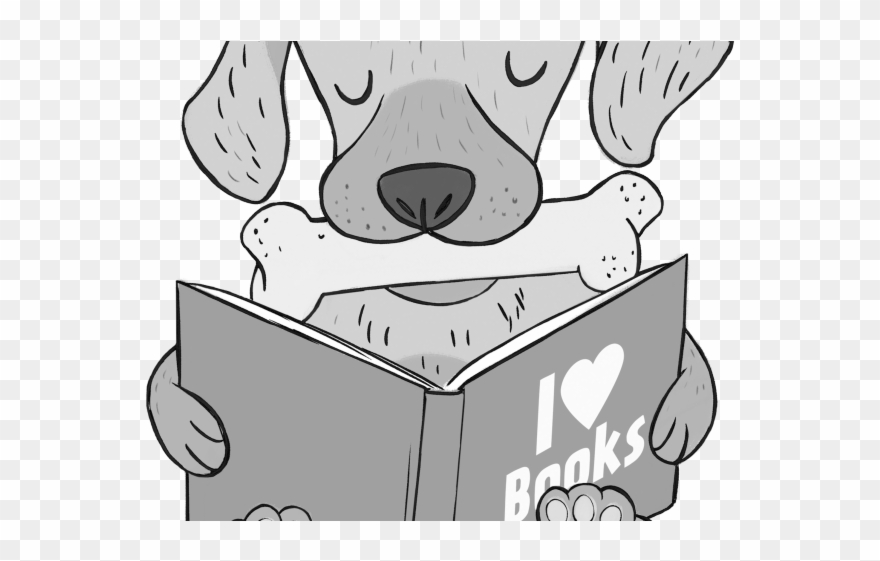 Line Clipart Dog - Cartoon - Png Download