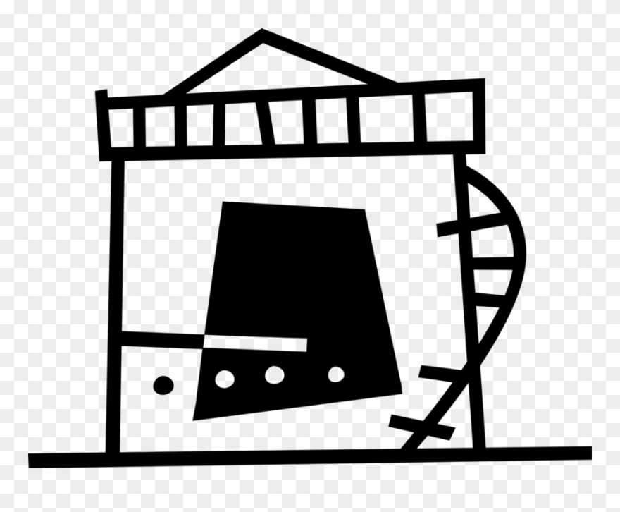 Vector Illustration Of Fossil Fuel Gas And Oil Energy Clipart