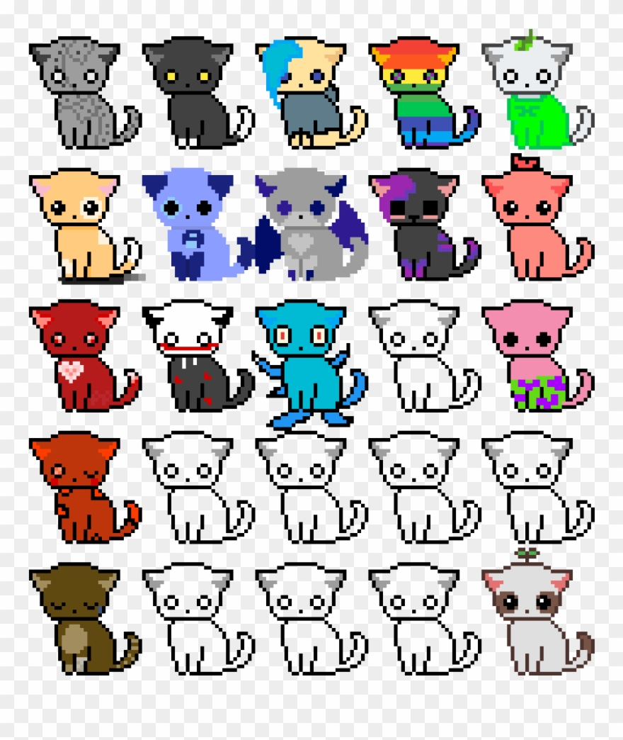 Winking And Blushing And Ginger Cat Is Mine Follow Clipart