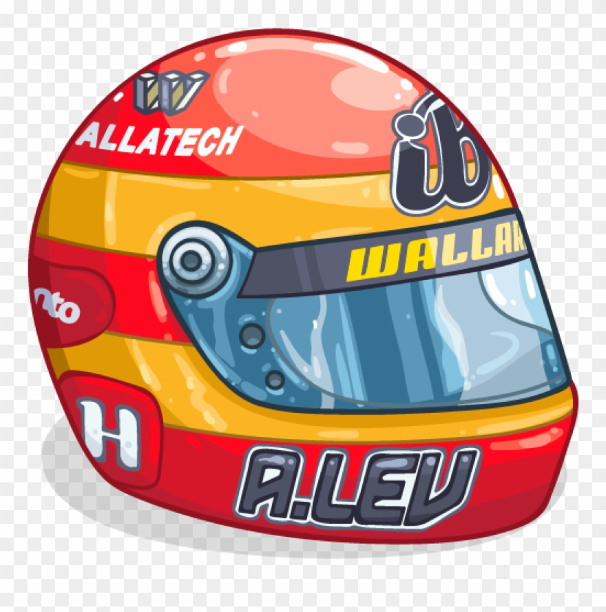 Racing Helmet - Motorcycle Helmet Clipart