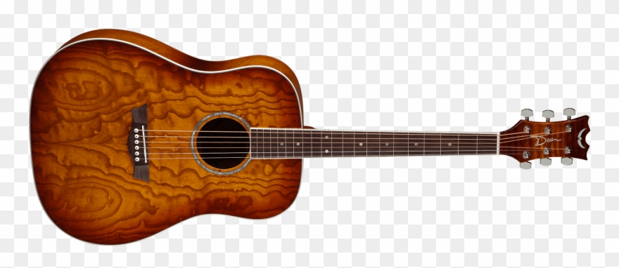 Axs Dread Quilt Ash Tobacco Sunburst - Luna Tattoo Mahogany Concert Ukulele Clipart