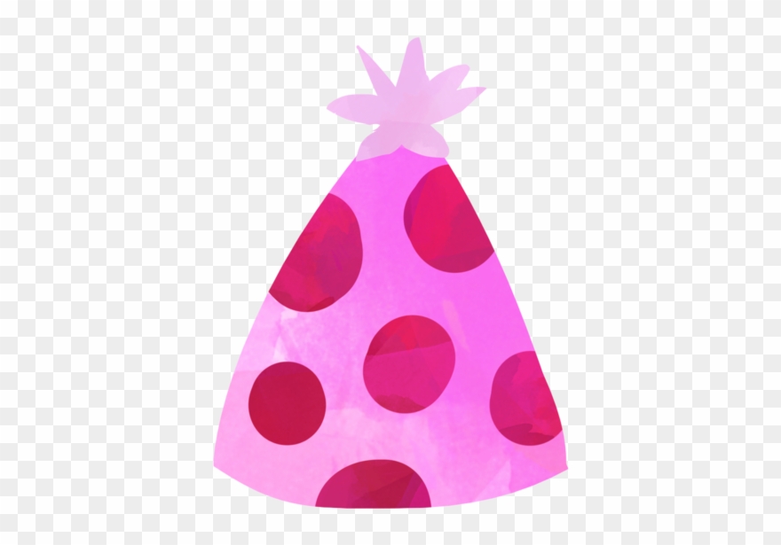 Party Pink Hat - Christmas Tree Clipart
