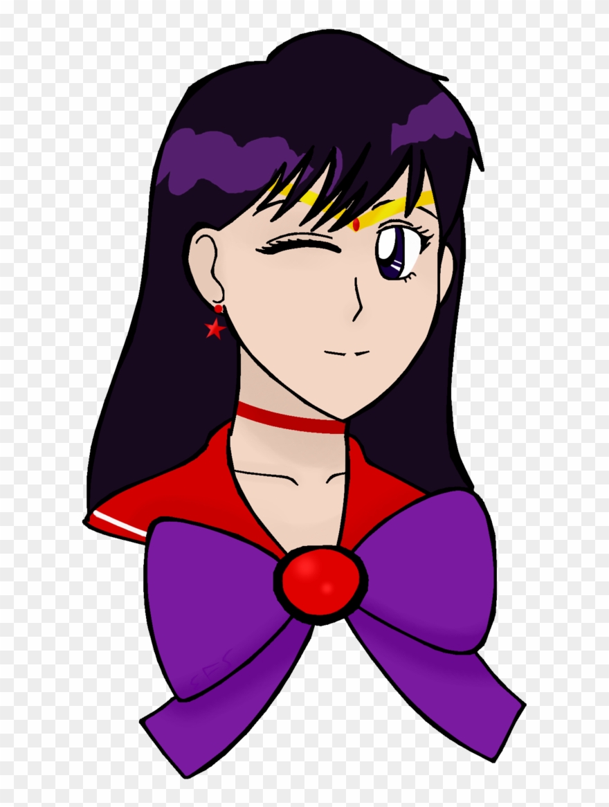 Just A Quick Drawing Of Sailor Mars For My Friend - Cartoon Clipart
