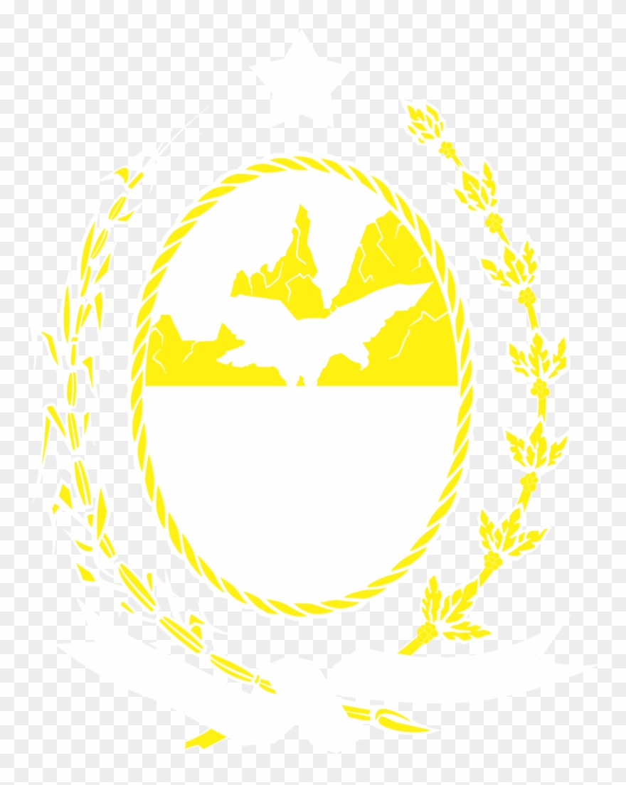 Coat Of Arms Of Rio De Janeiro - Brasao Amarelo Png Clipart