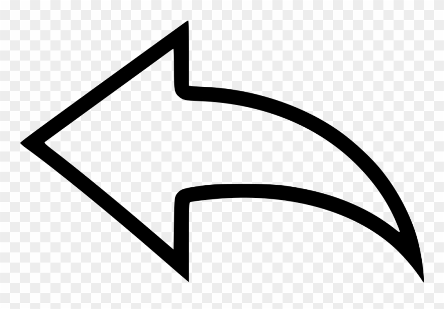 Png File - White Arrow Png Left Clipart