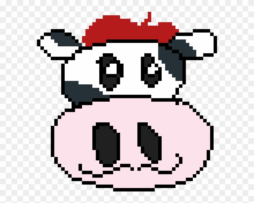 French Cow - Ponto Cruz Clipart