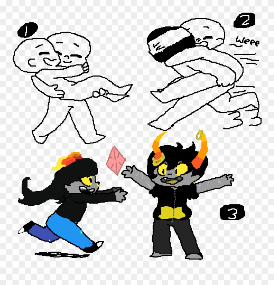 Hug Time - Cartoon Clipart