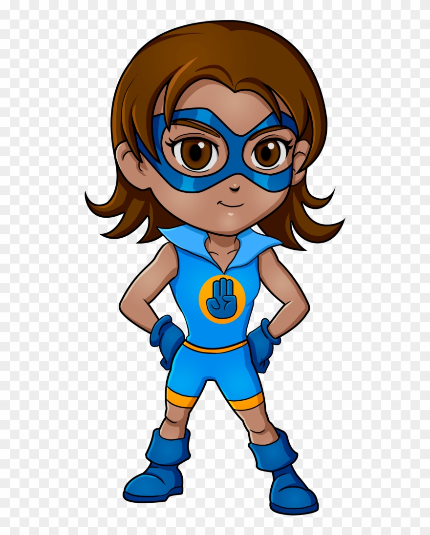 You Enjoy Playing Games And Doing Other Activities - Girl Scout Superhero Maze Clipart