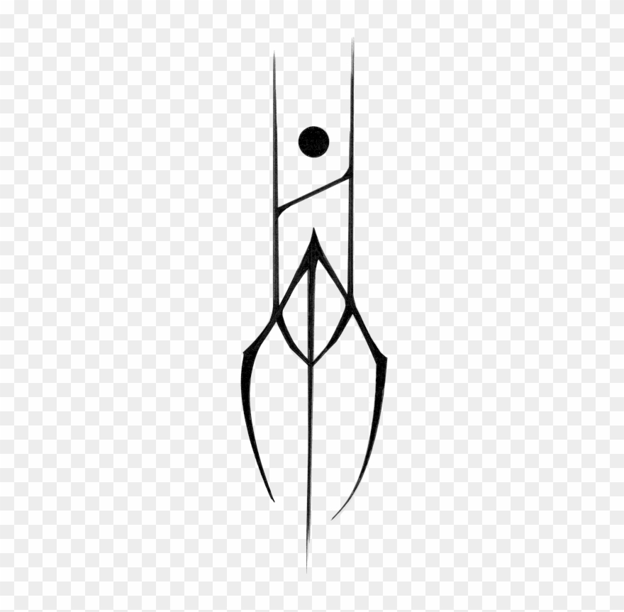 The Mugs Will Be Printed With The Sigil Itself - Line Art Clipart