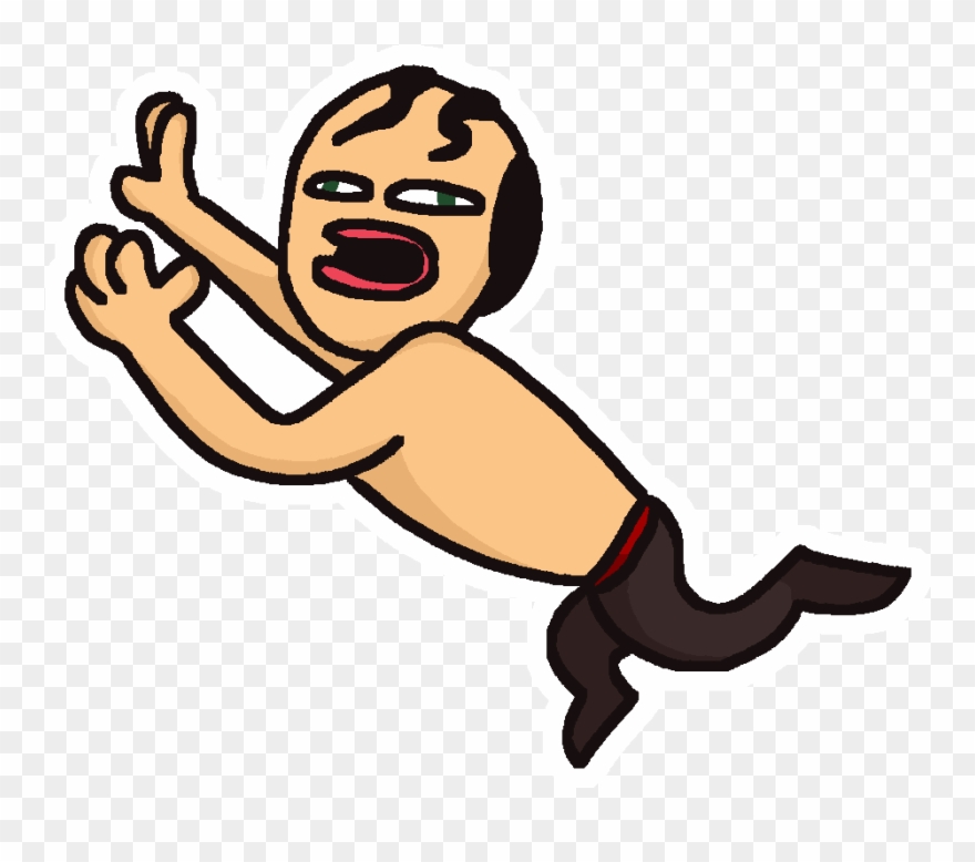 I Drew A Man Stumbling, Due To Some Relatively High-temperature Clipart