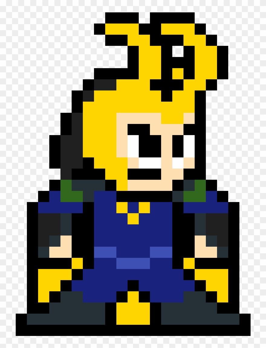 Loki - Pixel Art Punisher Clipart