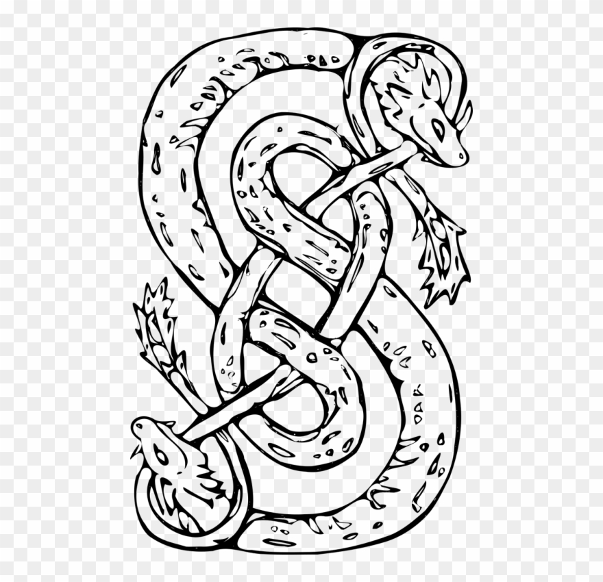 Loki Snake Symbol Clipart