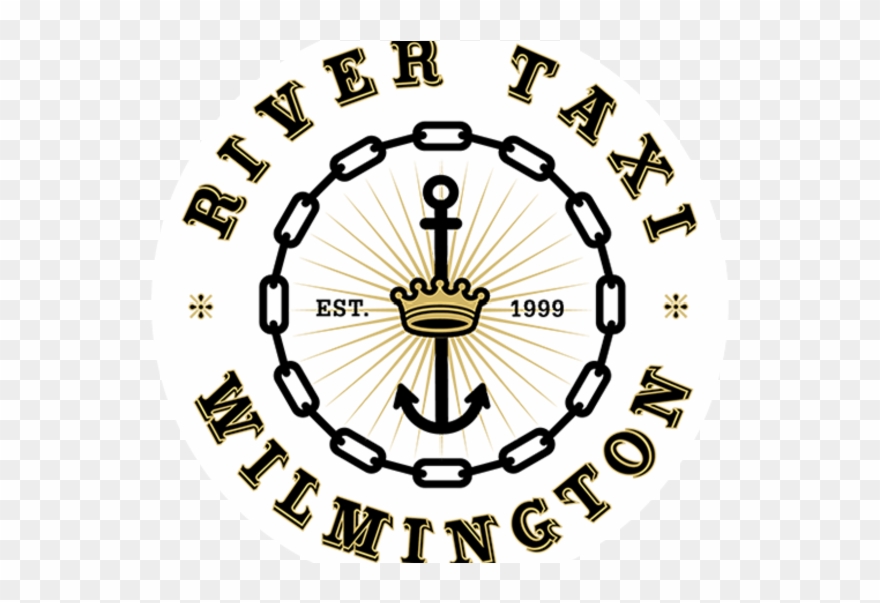 River Taxi Spring Schedule - Silhouette Chain In Circle Clipart