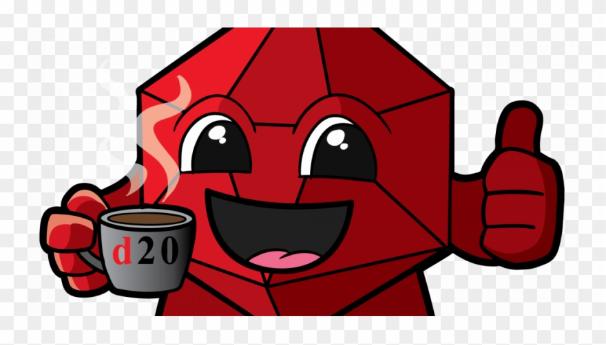D20 Board Game Cafe Clipart