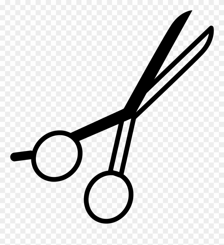 Haircut & Style - Line Art Clipart