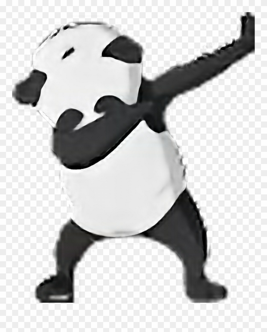 Panda Dab Clipart