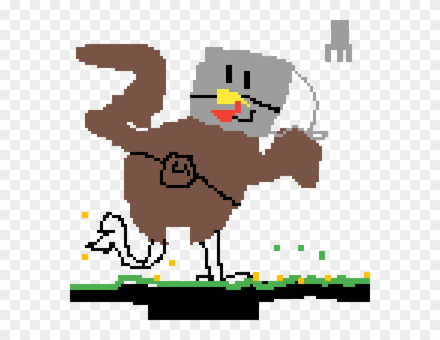 Bucket Turkey - Cartoon Clipart