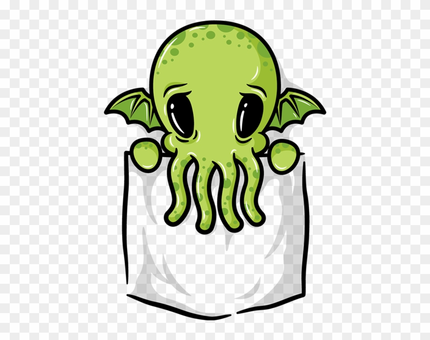 Cthulhu Face Transparent Background Clipart