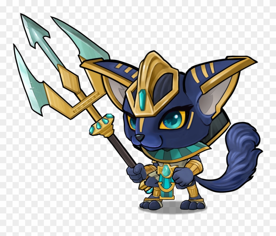 Trident Sekhma - Cartoon Clipart